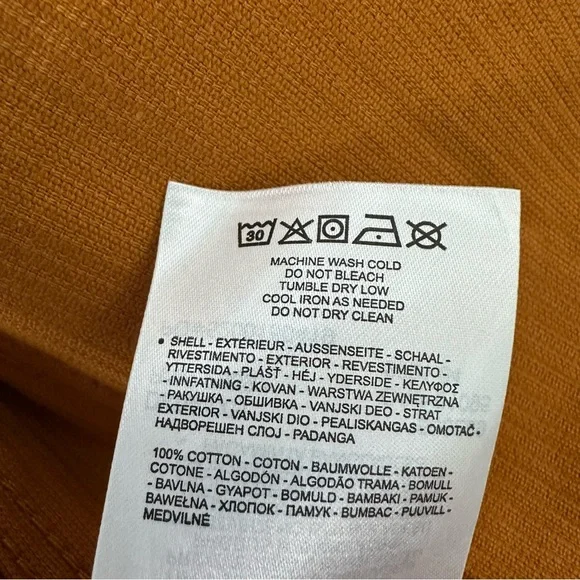 Dickie's Higginson Jacket in Burnt Orange Rust Chorduroy - Picture 13 of 15